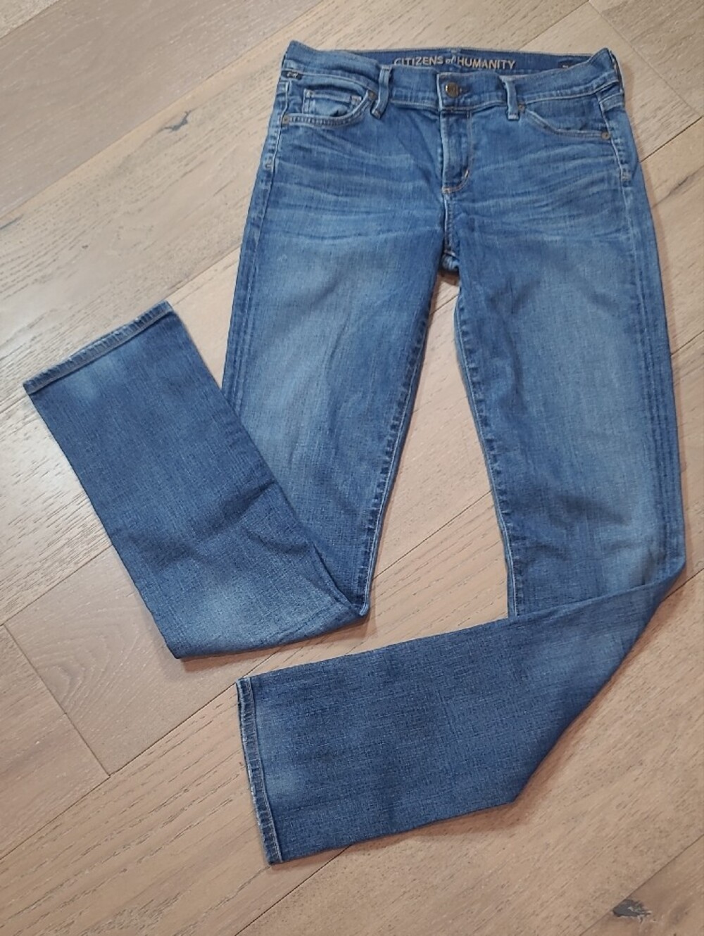 Citizens of Humanity Jeans Women's sz 29 Ava Low Rise Straight Leg Denim